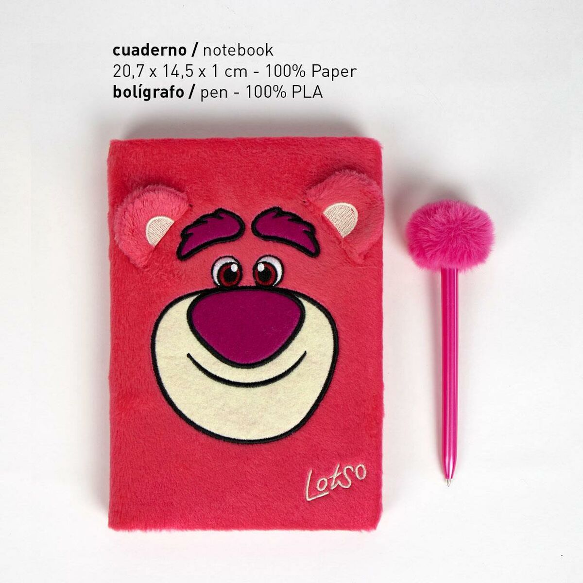 Set de Papelaria Toy Story Cor de Rosa